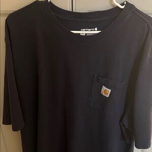 Carhartt Men's Dark blue Tee with Pocket